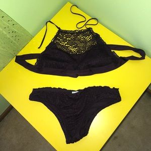 Women’s Purple Lace Bikini